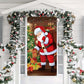 📢📢40% OFF !! ⏰Christmas Door Cover For Instant Holiday Decor