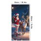 📢📢40% OFF !! ⏰Christmas Door Cover For Instant Holiday Decor