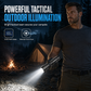 📢📢50% OFF !! ⏰Rechargeable LED Flashlight – Zoomable Beam, Alloy Body & OLED Power Display for Camping 🏕️✨
