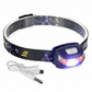 📢📢40% OFF !! ⏰ Smart Sensor Headlamp: Hands-Free, 5 Light Modes, USB Rechargeable, IPX4