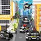 Giocattoli camion della polizia Bambini 7 in 1 Camion Giocattolo a frizione Regali di Natale e compleanno per bambini e bambine dai 3 ai 5 anni
