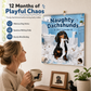 📢📢40% OFF !! ⏰Naughty Dachshunds Dog Wall Calendar