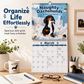 📢📢40% OFF !! ⏰Naughty Dachshunds Dog Wall Calendar
