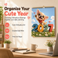 📢📢40% OFF !! ⏰Chihuahua 12 Month Wall Calendar