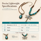 Vintage Bohemian Style Suede Layering Necklace for Women with Dragonfly or Waterdrop Pendant