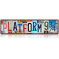 📢📢40% OFF !! ⏰ Vintage "Love You More" License Plate Tin Sign