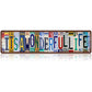 📢📢40% OFF !! ⏰ Vintage "Love You More" License Plate Tin Sign