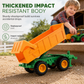 Large Kids Farm Tractor Toy Set with Trailer Accessories Friction Powered and Remote Control Engineering Vehicles for Boys