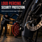 70mm Aluminum Alloy Anti Theft Alarm Padlock Security Gate Lock for Warehouse Motorcycle and Bicycle with Batteries