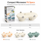 ⏳🔥LIMITED-TIME 50% OFF! ⏰Double Compartment Microwave Egg Steamer Box Kitchen Egg Cooking Mold