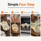 ⏳🔥LIMITED-TIME 50% OFF! ⏰Double Compartment Microwave Egg Steamer Box Kitchen Egg Cooking Mold