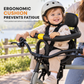Bicycle Child Seat with Backrest and Cushion for Mountain Bikes Outdoor Parent Child Cycling
