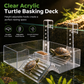 Adjustable Hanging Acrylic Turtle Basking Platform for High Water Level Tanks