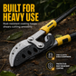 Heavy Duty Garden Loppers for Thick Branches Labor Saving Fruit Tree Pruning Shears