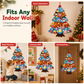 📢📢40% OFF !! ⏰DIY Felt Christmas Tree Set with Detachable Ornaments for Kids Wall Hanging Christmas Decorations