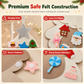 📢📢40% OFF !! ⏰DIY Felt Christmas Tree Set with Detachable Ornaments for Kids Wall Hanging Christmas Decorations