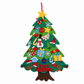 📢📢40% OFF !! ⏰DIY Felt Christmas Tree Set with Detachable Ornaments for Kids Wall Hanging Christmas Decorations