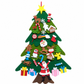 📢📢40% OFF !! ⏰DIY Felt Christmas Tree Set with Detachable Ornaments for Kids Wall Hanging Christmas Decorations