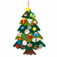 📢📢40% OFF !! ⏰DIY Felt Christmas Tree Set with Detachable Ornaments for Kids Wall Hanging Christmas Decorations