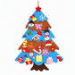 📢📢40% OFF !! ⏰DIY Felt Christmas Tree Set with Detachable Ornaments for Kids Wall Hanging Christmas Decorations