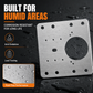 Universal Stainless Steel Cabinet Hinge Repair Plate Kit with Screws for Furniture Cupboard Door
