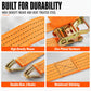 Heavy Duty Ratchet Tie Down Strap Cargo Lashing Strap with Tensioner and Double Hooks for Car and Truck Luggage Securing