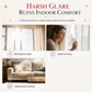 📢📢40% OFF !! ⏰Christmas Embroidered Sheer Window Curtain Panel with Snowflake and Bell Patterns