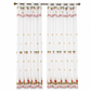 📢📢40% OFF !! ⏰Christmas Embroidered Sheer Window Curtain Panel with Snowflake and Bell Patterns