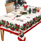 📢📢40% OFF !! ⏰Waterproof Rectangular Christmas Tablecloth