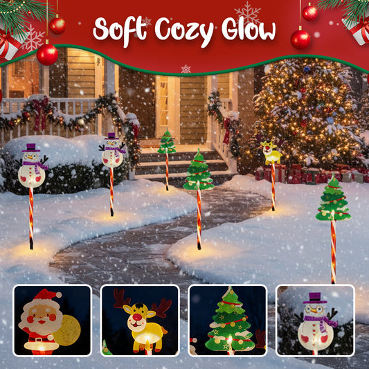 📢📢40% OFF !! ⏰Warm Glow Festive Garden Stake Lights