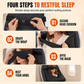 📢📢40% OFF !! ⏰Integrated Memory Foam Travel Pillow and 3D Blackout Sleep Eye Mask Set for Travel Neck Support