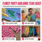 📢📢40% OFF !! ⏰Mexican Plastic Banner Day of the Dead Paper Cut Style Garland for Cinco de Mayo and Halloween Party