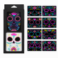 📢📢40% OFF !! ⏰Halloween Scary Big Mouth Temporary Tattoos Waterproof Face Stickers Horror Decals for Cosplay Makeup Party