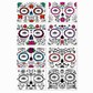 📢📢40% OFF !! ⏰Halloween Scary Big Mouth Temporary Tattoos Waterproof Face Stickers Horror Decals for Cosplay Makeup Party