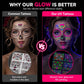 📢📢40% OFF !! ⏰Halloween Scary Big Mouth Temporary Tattoos Waterproof Face Stickers Horror Decals for Cosplay Makeup Party