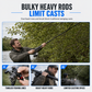 📢📢40% OFF !! ⏰Precision Slingshot Fishing Rod and Bait Launcher Set with Spinning Reel for Long Casting