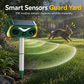 📢📢50% OFF !! ⏰ Solar Animal Repellent: Dual Deterrent Horns, Smart Motion Sensor, Waterproof, for Garden & Yard