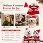 📢📢50% OFF !! ⏰Christmas Pet Costume for Dogs and Cats Autumn Winter Holiday Outfits featuring Santa Claus Suits and Snowflake Capes