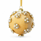 8cm Velvet Christmas Ball Ornament Foam Hanging Bauble for Christmas Tree Decoration