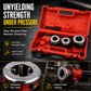 📢📢50% OFF !! ⏰Manual Pipe Threading Tool Kit with Ratchet Handle and Die Heads