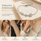 📢📢40% OFF !! ⏰Adjustable Stainless Steel Chain Charm Bracelet featuring Cross Pentagram and Witch Knot Pendants