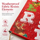 ✨Christmas and Halloween Door Couplet Banners Oxford Cloth Hanging Flags Door Curtain 30x180cm