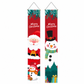 ✨Christmas and Halloween Door Couplet Banners Oxford Cloth Hanging Flags Door Curtain 30x180cm