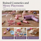 Kids Wooden Pretend Play Makeup and Hair Salon Dressing Toy Set