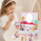 Kids Wooden Pretend Play Makeup and Hair Salon Dressing Toy Set