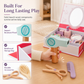 Kids Wooden Pretend Play Makeup and Hair Salon Dressing Toy Set