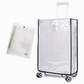 📢📢50% OFF !! ⏰ Thickened Waterproof Clear PVC Luggage Cover – Scratch-Resistant Transparent Suitcase Protector with Handle Cutouts ✈️