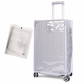 📢📢50% OFF !! ⏰ Thickened Waterproof Clear PVC Luggage Cover – Scratch-Resistant Transparent Suitcase Protector with Handle Cutouts ✈️