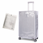 📢📢50% OFF !! ⏰ Thickened Waterproof Clear PVC Luggage Cover – Scratch-Resistant Transparent Suitcase Protector with Handle Cutouts ✈️