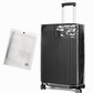 📢📢50% OFF !! ⏰ Thickened Waterproof Clear PVC Luggage Cover – Scratch-Resistant Transparent Suitcase Protector with Handle Cutouts ✈️
